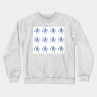 French navy octopus Crewneck Sweatshirt